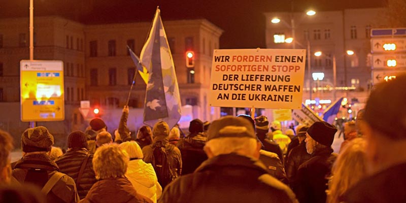 Montagsdemo am 27.12.2022